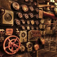 Battleship engine room